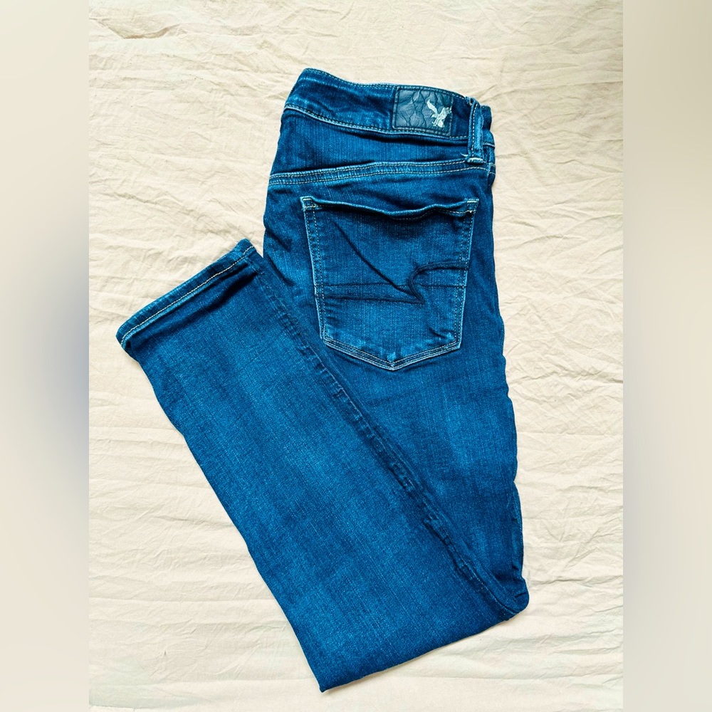 American Eagle jeans! Stretchy and comfortable.